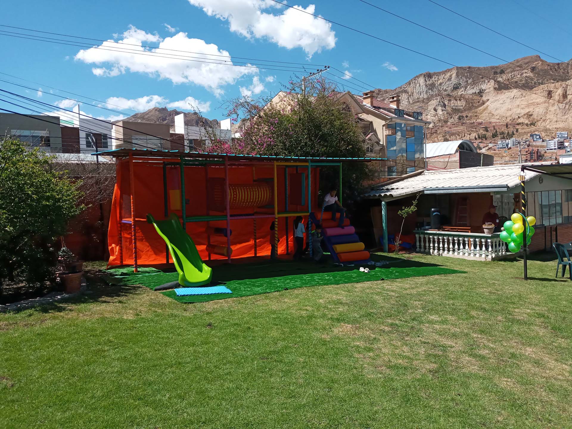 Evento con luces y decoración temática