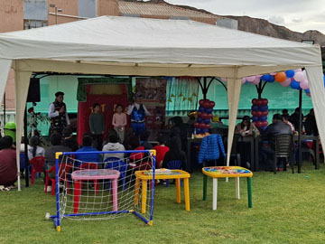 Cumpleaños realizado en el Jardín de TESA